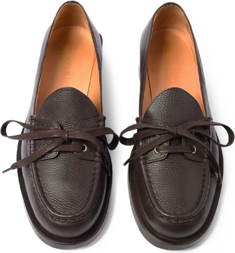 Jacquemus Marino leren loafers Bruin - Foto 2