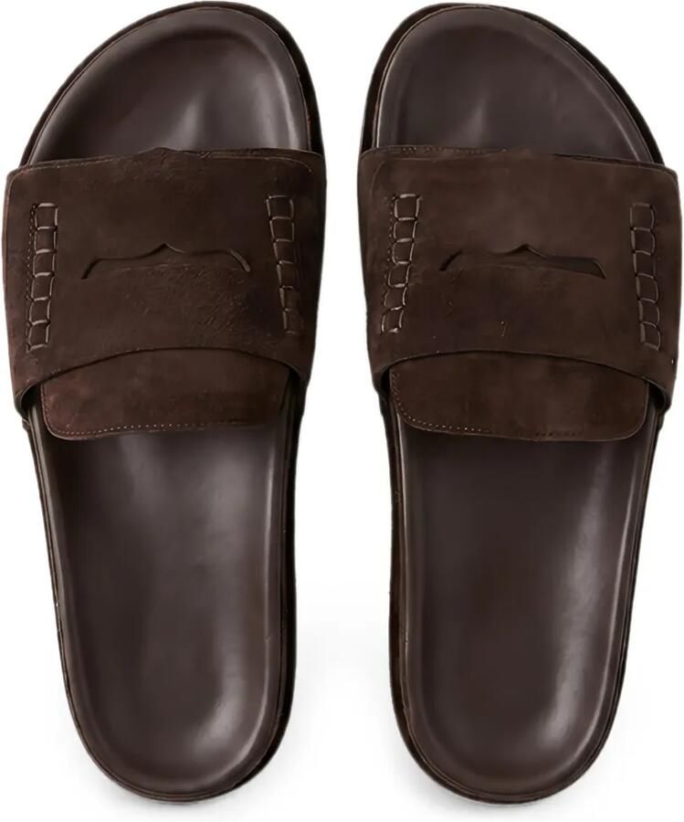 Jacquemus Sandalen met penny-slot en stikselafwerking Bruin - Foto 2