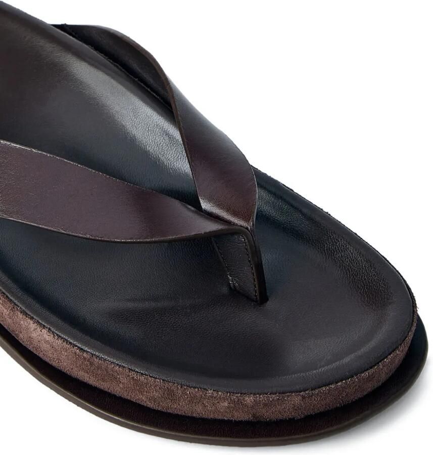 Jacquemus Tatanes leren sandalen Bruin - Foto 2