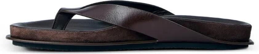 Jacquemus Tatanes leren sandalen Bruin - Foto 4