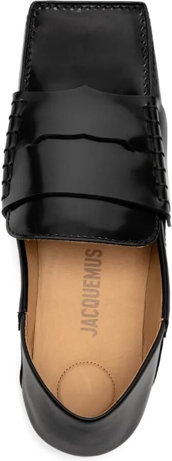 Jacquemus The Carré loafers Zwart - Foto 3