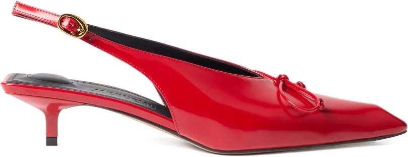 Jacquemus The Cubisto slingback pumps Rood