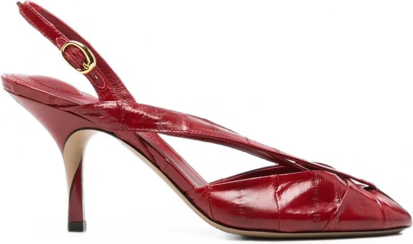 Jacquemus The Poisson slingback pumps Rood