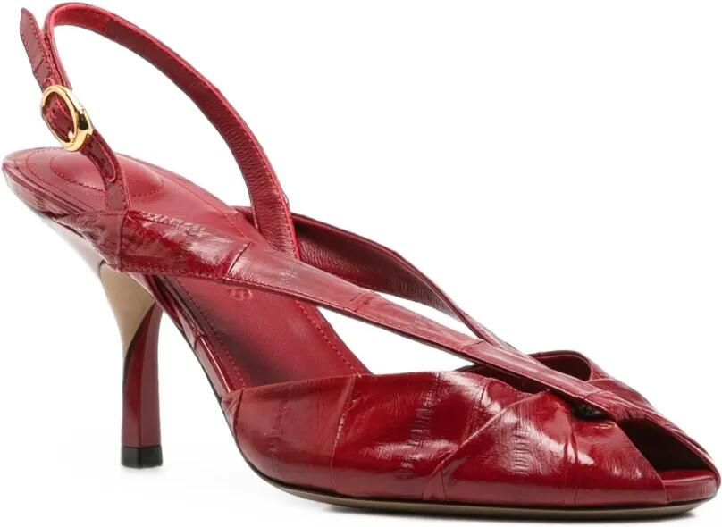 Jacquemus The Poisson slingback pumps Rood - Foto 2