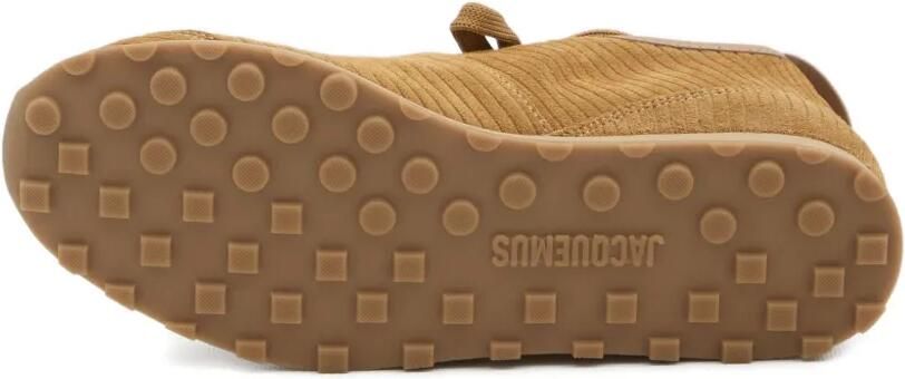 Jacquemus The Tennis suède low-top sneakers met reliëf Bruin - Foto 5