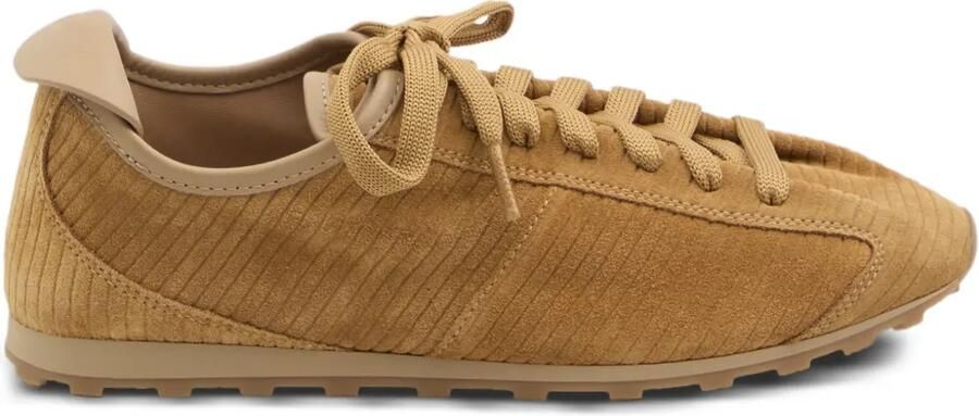 Jacquemus The Tennis suède low-top sneakers met reliëf Bruin - Foto 4