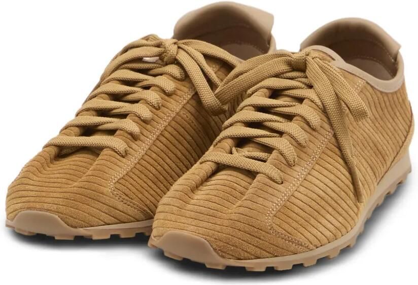 Jacquemus The Tennis suède low-top sneakers met reliëf Bruin - Foto 3