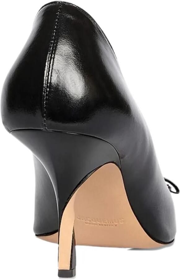 Jacquemus The Tourni pumps met hak Zwart - Foto 2