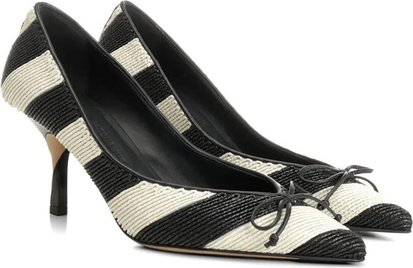 Jacquemus The Tourni pumps met hak Zwart - Foto 4