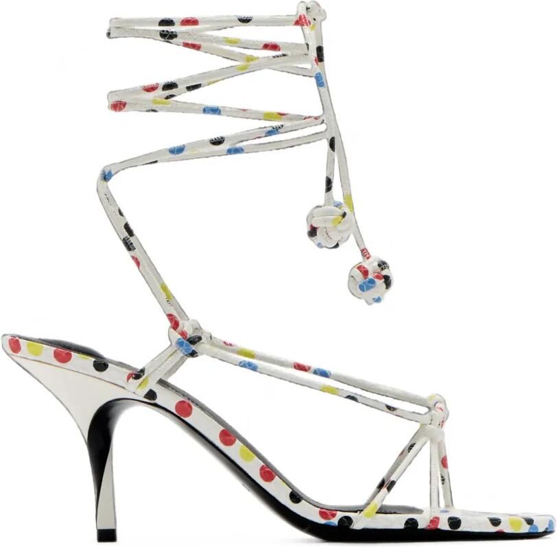 Jacquemus The Tourni sandalen Wit