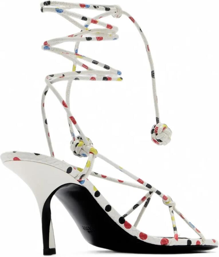 Jacquemus The Tourni sandalen Wit - Foto 2