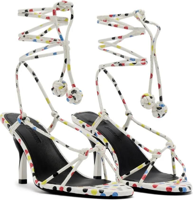 Jacquemus The Tourni sandalen Wit - Foto 3