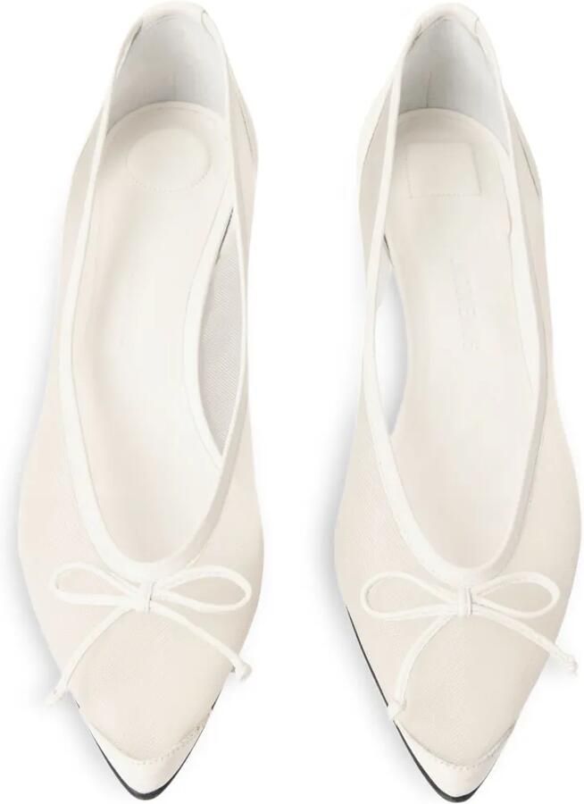 Jacquemus Tourni pumps met hak Wit - Foto 3