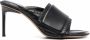 Jacquemus Les Mules Aqua 80mm leren muiltjes Zwart - Thumbnail 1