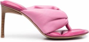 Jacquemus Leren muiltjes Roze