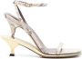 Jacquemus 120 mm Les Doubles sandalen Beige - Thumbnail 1