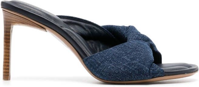 Jacquemus Les Mules Magnu sandalen Blauw