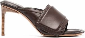 Jacquemus Les Mules Piscine sandalen Bruin