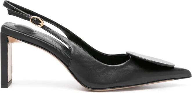 Jacquemus Les Slingbacks Duelo Hautes 80mm pumps Zwart