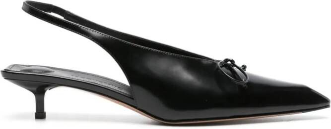 Jacquemus Les Slingbacks Cubisto 40 mm pumps Zwart