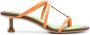 Jacquemus Pralu leren sandalen Oranje - Thumbnail 1