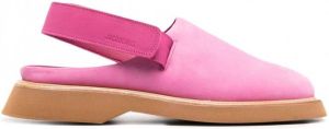 Jacquemus Loafers met slingback bandje Roze