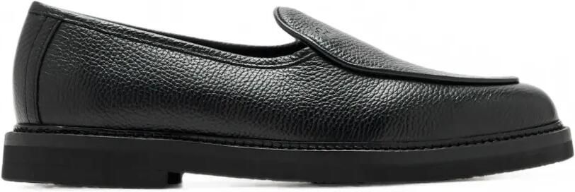 Jacques Solovière Paris Alexis leren loafers Zwart