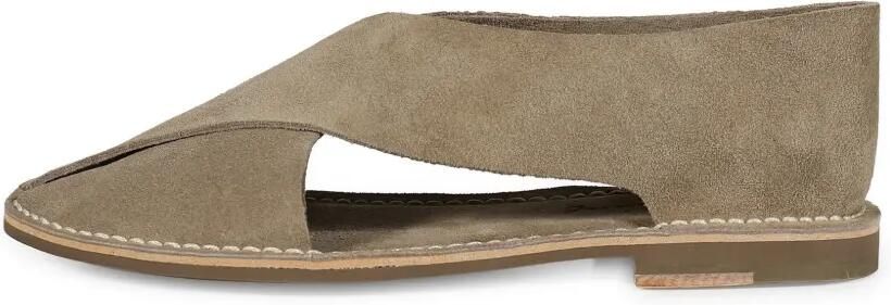 Jacques Solovière Paris Biarritz suède sandalen met kruis Beige - Foto 4