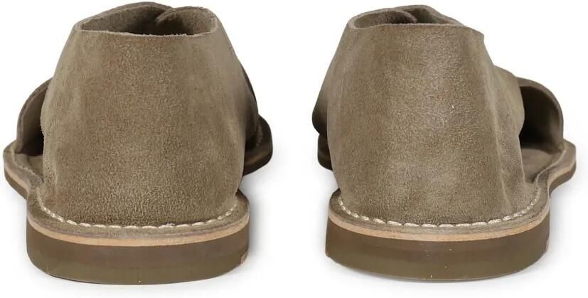 Jacques Solovière Paris Biarritz suède sandalen met kruis Beige - Foto 2