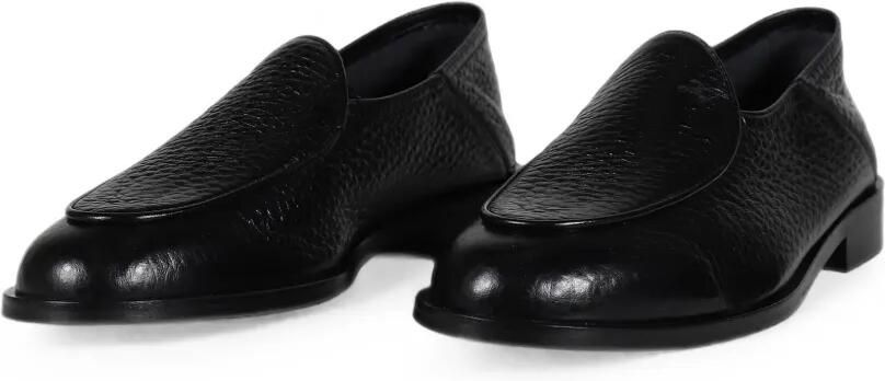 Jacques Solovière Paris Chris leren loafers met inklapbare hak Zwart - Foto 4
