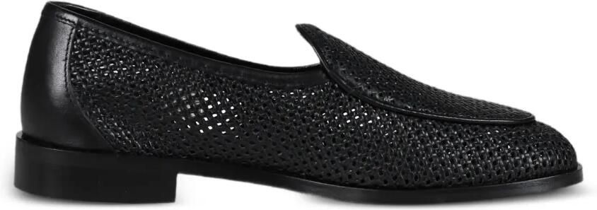 Jacques Solovière Paris Jacques New loafers met geperforeerde details Zwart