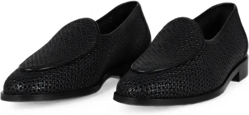 Jacques Solovière Paris Jacques New loafers met geperforeerde details Zwart - Foto 3