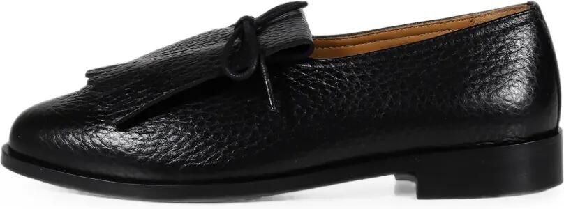 Jacques Solovière Paris Matt Kilt loafers met franje Zwart - Foto 5