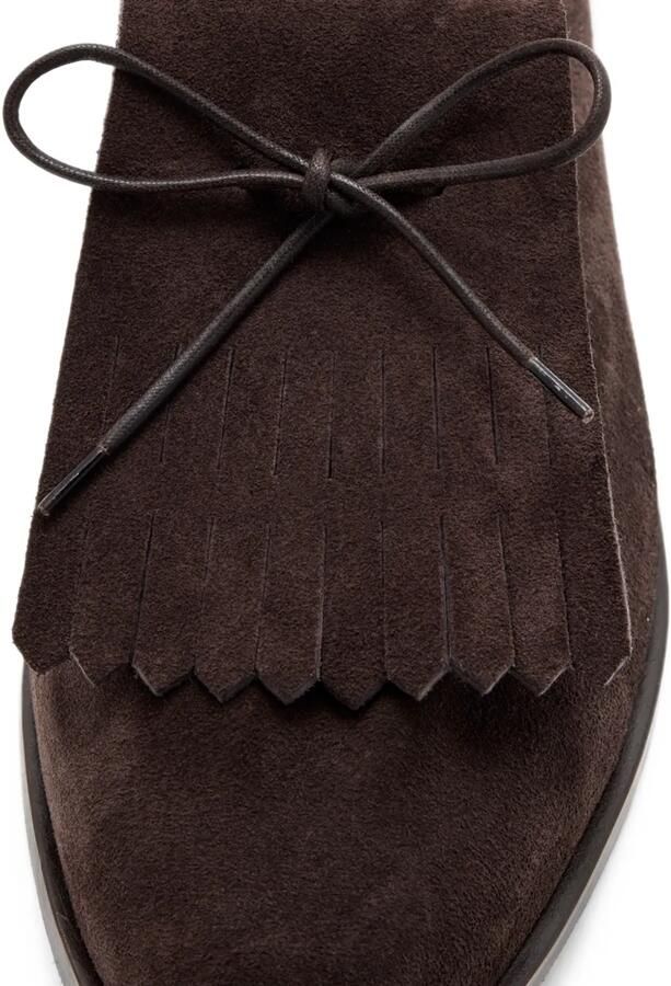 Jacques Solovière Paris Matt New loafers met franje Bruin - Foto 3