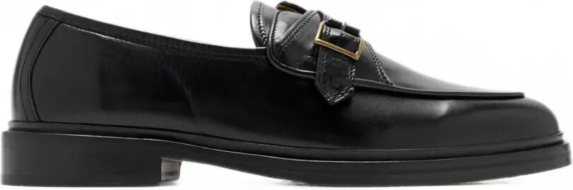 Jacques Solovière Paris Serge loafers met gespbandje Zwart