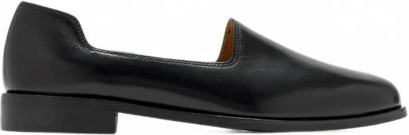 Jacques Solovière Paris Slim leren loafers Zwart