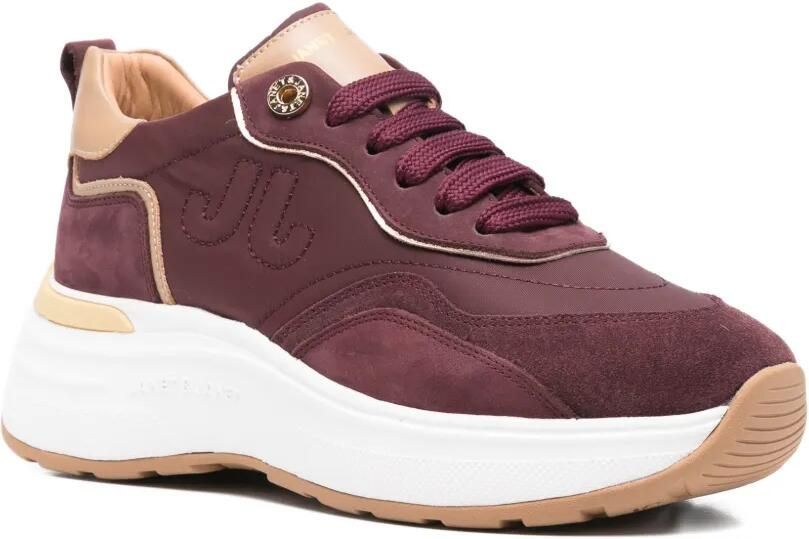 JANET & JANET 50 mm sneakers met logodetail Rood - Foto 2