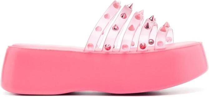 Jean Paul Gaultier x Melissa Becky Punk Love muiltjes Roze