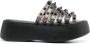 Jean Paul Gaultier x Melissa 60 mm Punk Love Becky sandalen met plateauzool Zwart - Thumbnail 1