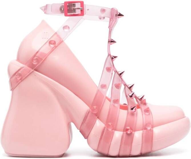 Jean Paul Gaultier x Melissa Punk Love pumps Roze
