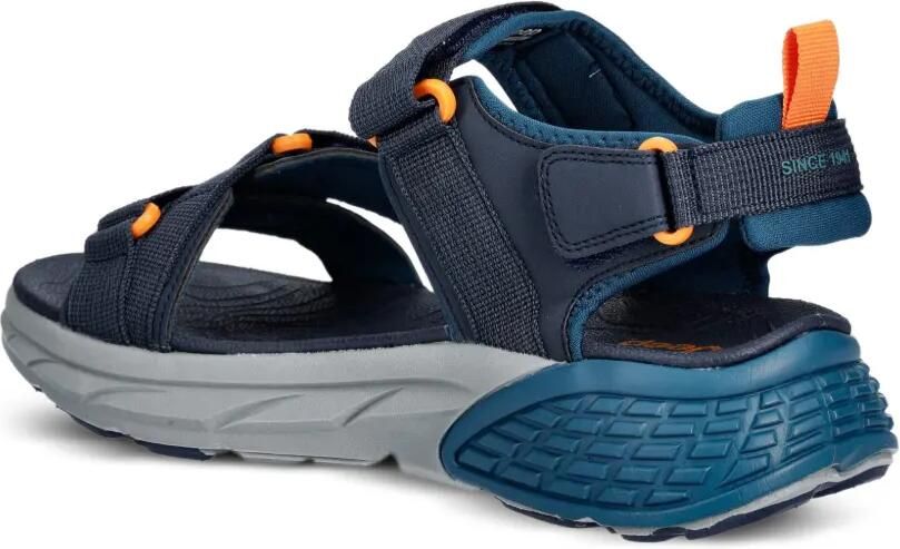 JEEP Groove platte sandalen met klittenband Blauw - Foto 3