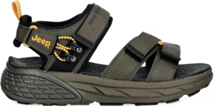 JEEP Groove sandalen met klittenband Groen