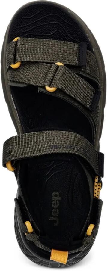 JEEP Groove sandalen met klittenband Groen - Foto 4