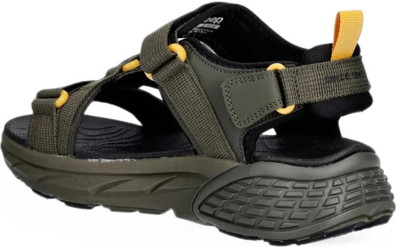 JEEP Groove sandalen met klittenband Groen - Foto 3