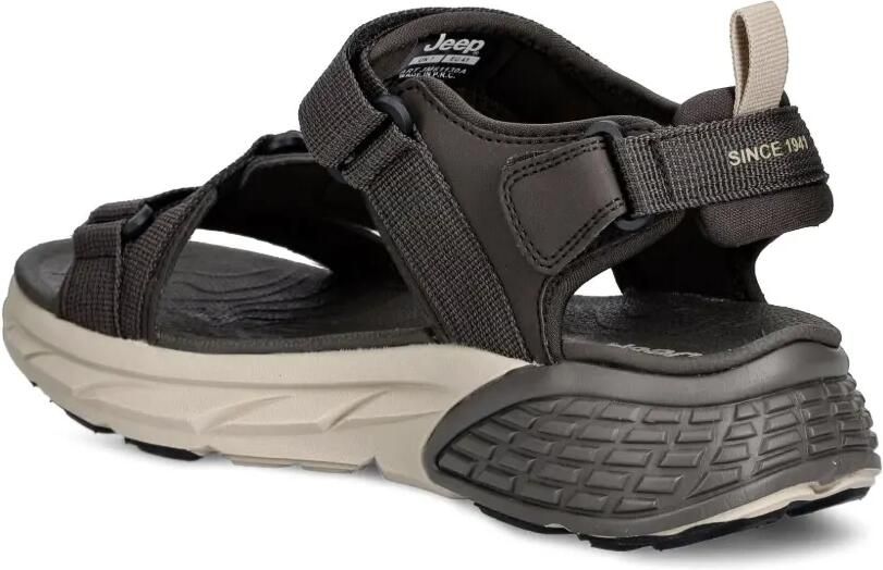 JEEP Sandalen met klittenband Grijs - Foto 3