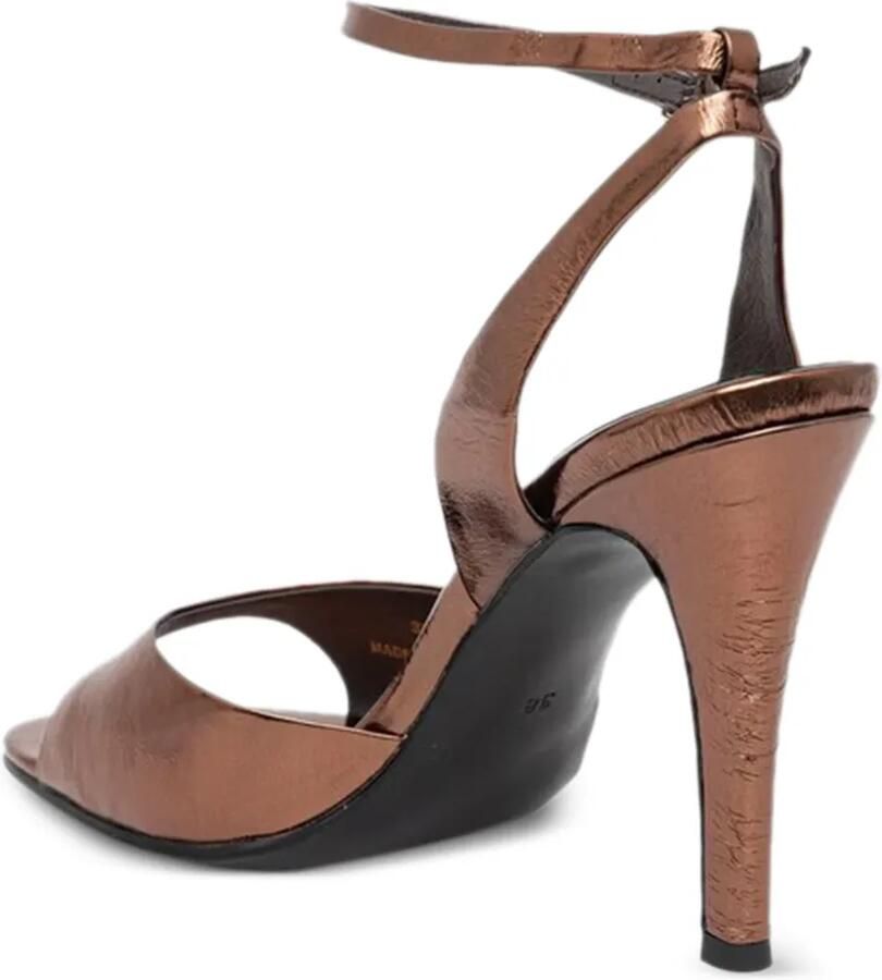 Jeffrey Campbell 80 mm sandalen met enkelbandje en hak Bruin - Foto 2