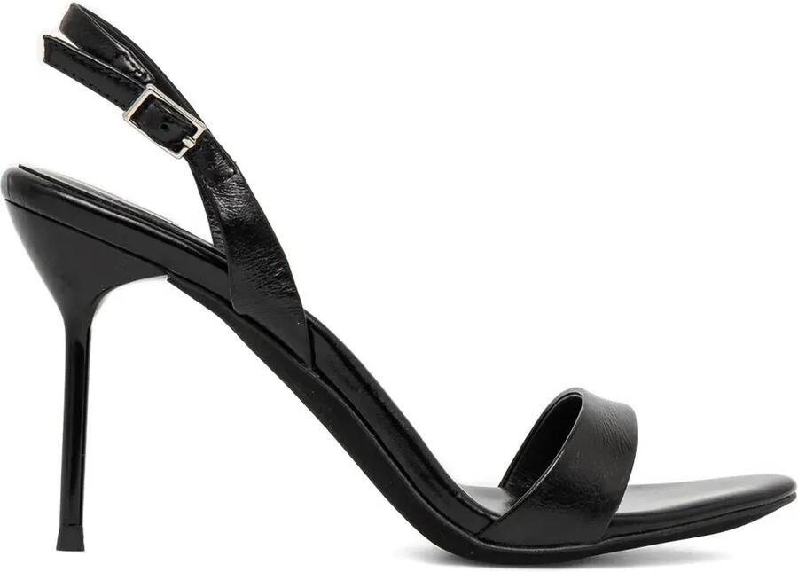 Jeffrey Campbell 95 mm Go-Getter slingback sandalen met stiletto-hak Zwart