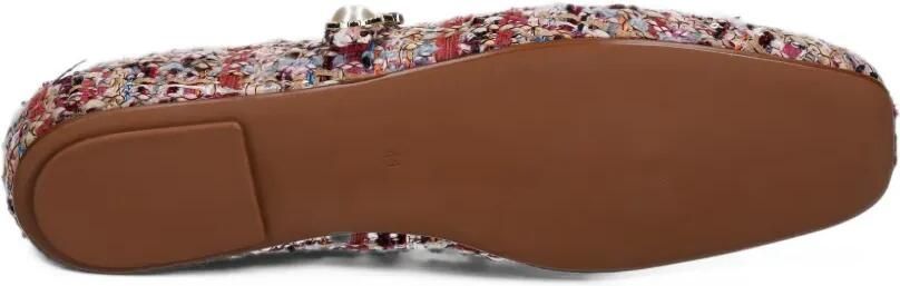 Jeffrey Campbell Amarissa-2 embellished tweed ballet flats Rood - Foto 5