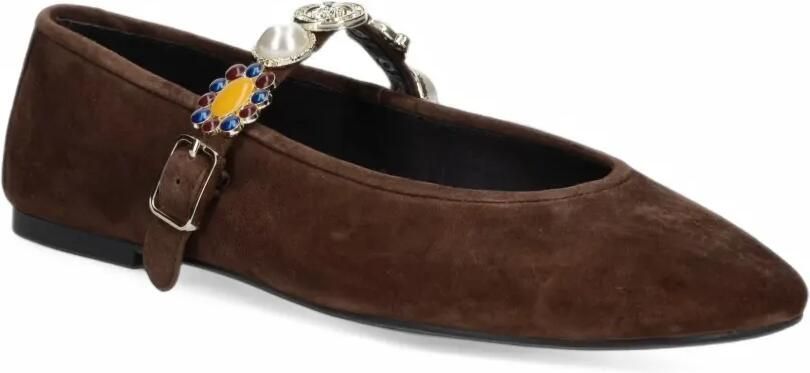 Jeffrey Campbell Amarissa embellished buckled ballet flats Bruin - Foto 2