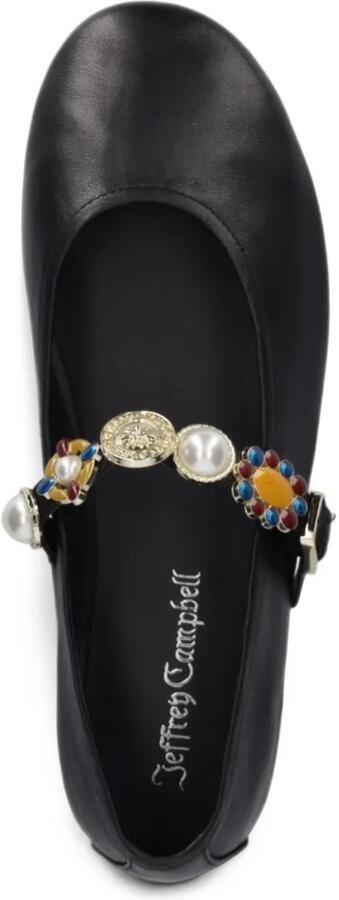 Jeffrey Campbell Amarissa embellished buckled ballet flats Zwart - Foto 2